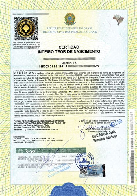 certidão de inteiro teor